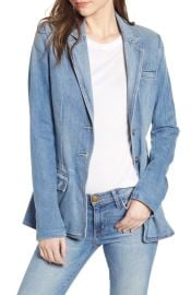 Current Elliott The Highball Denim Blazer at Nordstrom