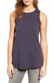 Current Elliott The Muscle Tee Stripe Tank at Nordstrom