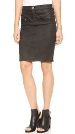 Current Elliott The Soho Coated Stiletto Pencil Skirt at Shopbop