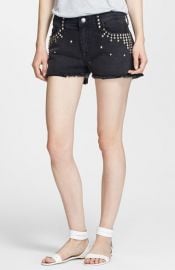 CurrentElliott and39The Boyfriendand39 Studded Shorts at Nordstrom