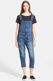 CurrentElliott and39The Zip Boyfriendand39 Overalls at Nordstrom