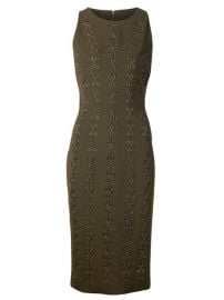 Cushnie Et Ochs Lace-up Detailing Dress - at Farfetch