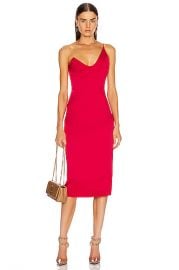 Cushnie Sleeveless Pencil Dress in Cerise   FWRD at Forward