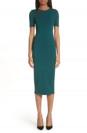 Cushnie et Ochs Sheer Panel Inset Knit Dress   Nordstrom at Nordstrom