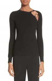 Cushnie et Ochs Sienna Ring Detail Knit Top at Nordstrom