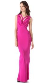 Cushnie et Ochs Sleeveless Cowl Neck Gown at Shopbop