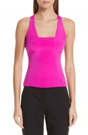 Cushnie et Ochs Square Neck Silk Tank Top   Nordstrom at Nordstrom