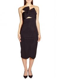 Cushnie et Ochs Strapless Twist Front Dress at Elizabeth Charles