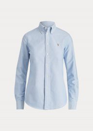 Custom Fit Cotton Oxford Shirt  at Ralph Lauren