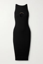 Cut-Out Detail Dress by Versace at Net A Porter