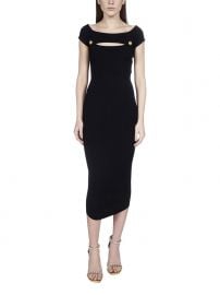 Cut-Out Midi Dress by Balmain at Cettire