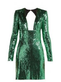 Cut-out back sequined dress at Matches