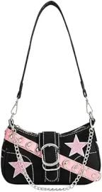 Cute Y2k Purse Black y2k Shoulder Bag Crossbody Purse Y2Ks Accessories Goth Punk Style Bag for Women Girl at Amazon