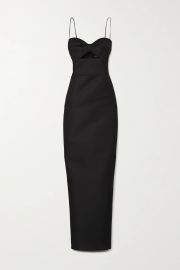 Cutout Duchesse-Satin Gown by Rasario at Net A Porter