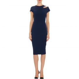 Cutout-Shoulder Sheath Dress by Victoria Beckham at Barneys