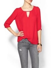 Cutout blouse by Everly at Piperlime