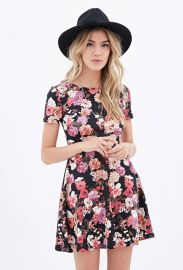 Cutout skater dress at Forever 21