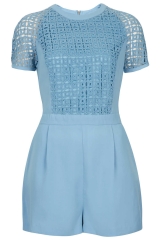 Cutwork Playsuit at Topshop