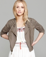 Cutwork jacket by Free People at Bloomingdales at Bloomingdales