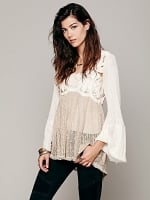 Cutwork pieced tunic by Free People at Free People