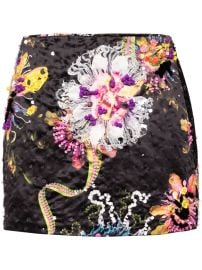 Cynthia Rowley Love Locket Skirt Black at Farfetch