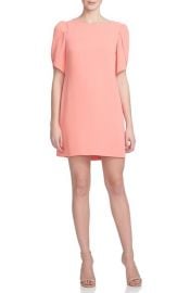 Cynthia Steffe Sunday Crepe Shift Dress in Coral at Nordstrom