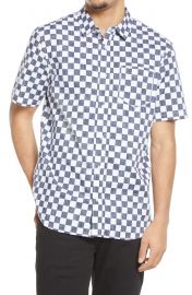 Cypress Checker 20 Short Sleeve Button-Up Shirt at Nordstrom