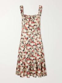 DÔEN Donielle floral-print silk mini dress at Net a Porter