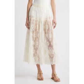 DÔEN Sebastiane Tiered Lace Skirt at Nordstrom