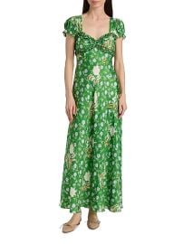 DÔEN Valerine Silk-Blend Maxi Dress | Saks Fifth Avenue at Saks Fifth Avenue