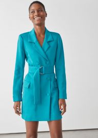 D-Ring Belted Mini Blazer Dress by  Other Stories at & Other Stories