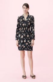 DANIELLA FLORAL V-NECK DRESS  REBECCA TAYLOR at Rebecca Taylor