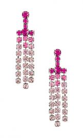 DANNIJO Asher Drop Earring in Pink from Revolve com at Revolve