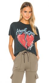 DAYDREAMER Blondie Heart Of Glass Tour Tee in Vintage Black from Revolve com at Revolve