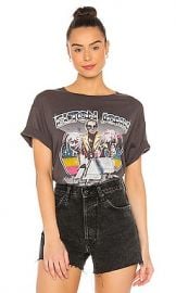 DAYDREAMER Elton John On Tour Boyfriend Tee in Washed Black from Revolve com at Revolve