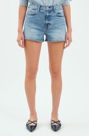 DAZE Troublemaker High Waist Denim Shorts at Nordstrom