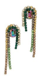 DEMARSON Divina Crystal Waterfall Earrings at Shopbop