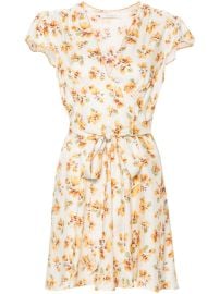 DEN Dianne floral-print Dress Neutrals at Farfetch