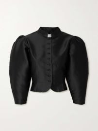 DESTREE Amoako cropped faille jacket at Net a Porter