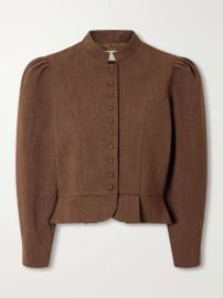 DESTREE Amoako stretch drill blazer at Net a Porter