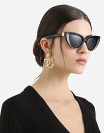 DG Hinge Sunglasses in Black for Women DolceampGabbana US at Dolce & Gabbana