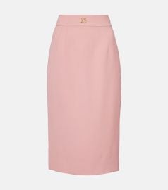 DG virgin wool pencil skirt in pink - Dolce Gabbana at Mytheresa