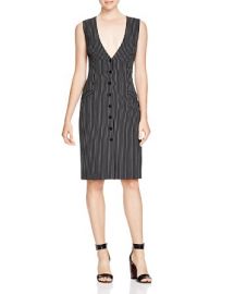 DIANE von FURSTENBERG Gilet Pinstripe Dress at Bloomingdales