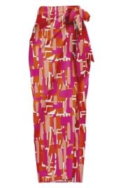 DIARRABLU Seur Atoll Print Wrap Skirt at Nordstrom