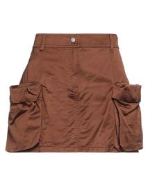 DIESEL Brown Womens Mini Skirt at Yoox