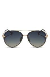 DIFF Lenox 62mm Oversize Polarized Gradient Aviator Sunglasses at Nordstrom
