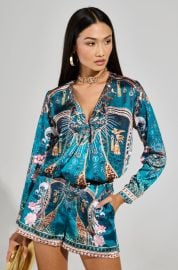 DISCO BABY BODYSUIT BLOUSE AKIRA at Akira