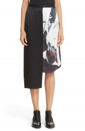 DKNY Asymmetrical Print Pencil Skirt at Nordstrom