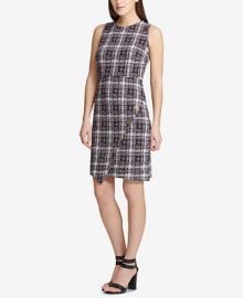 DKNY Asymmetrical Tweed Sheath Dress  Created for Macy s   Reviews - Dresses - Women - Macy s at Macys