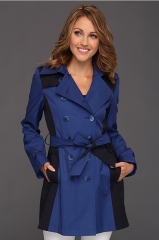 DKNY Colorblock Trench at Zappos